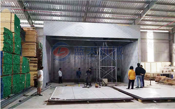 江蘇木材烘干機(jī)現(xiàn)場